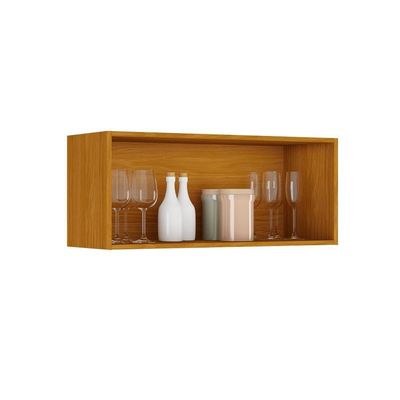 Armário Aéreo Itatiaia 1 Portas 80cm Em Madeira Cinamomo-fendi Lumina