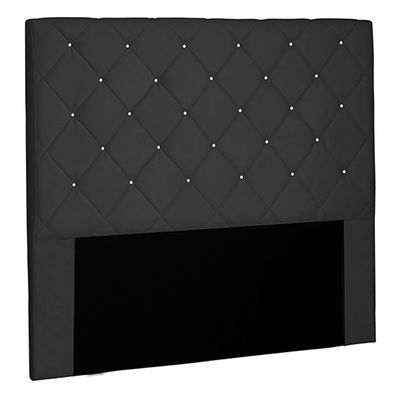 Cabeceira Decorativa King Size 1,95M Tàzio Suede Preto - Gran Belo