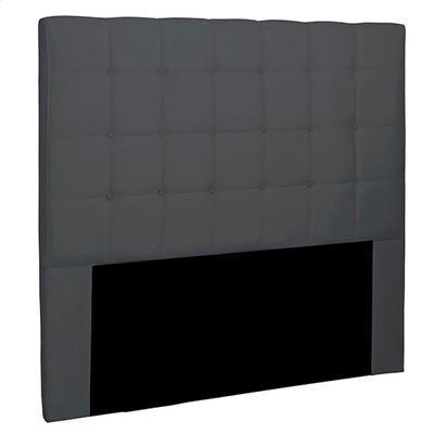Cabeceira Decorativa Queen Size 1,60M Tropea Suede Cinza - Gran Belo