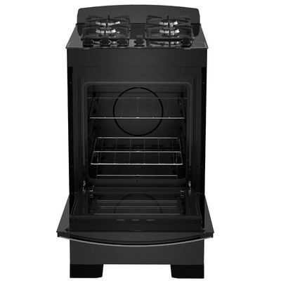 Fogão 4 Bocas Preto Com Mesa De Vidro Dako Diplomata Bivolt