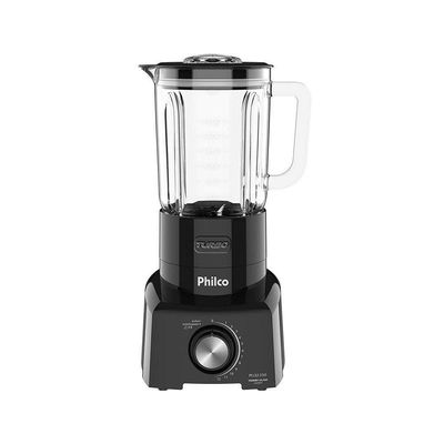 Liquidificador Philco PLQ1350 Turbo Glass Pro Maxx 6 1200W Preto 110V