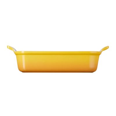 TRAVESSA RETANGULAR LE CREUSET HERITAGE 32CM - Amarelo Nectar