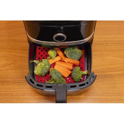 Forro de Silicone Quadrado para Airfryer 18cm