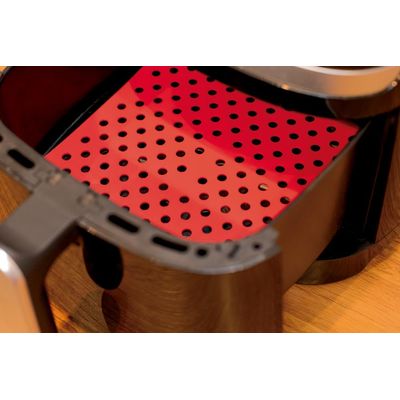 Forro de Silicone Quadrado para Airfryer 18cm