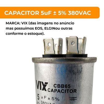 Capacitor Eletrolítico 5uf 380v