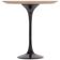 Mesa Lateral Tulipa Saarinen Redonda 51 cm Freijó Preto