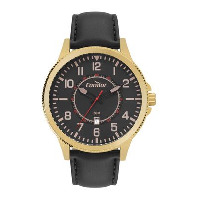 Relógio Condor Masculino Ref: Co2115nbm/3p Casual Dourado