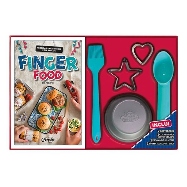 Livro Receitas Para Dividir Com Amigos -Finger Food - Catapulta