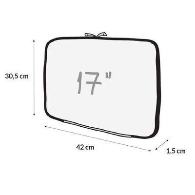 Capa para Notebook 17 Polegadas em Neoprene e Zíper