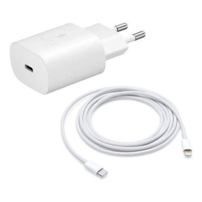 Cabo Carregador Usb C + Caixinha Tomada 20W Para Iphone Novo
