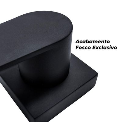 Acabamento Registro Alavanca Preto Padrão Deca Luxo + Brinde Adaptador Docol