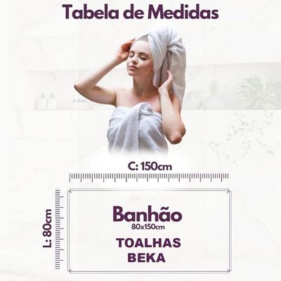 Kit 5 Toalhas Super Grossa e Felpuda 80x150cm Camurça  Beka