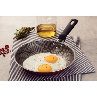 Jogo De Frigideiras Tramontina Loreto 3 Peças Vermelho Antiaderente Starflon Max