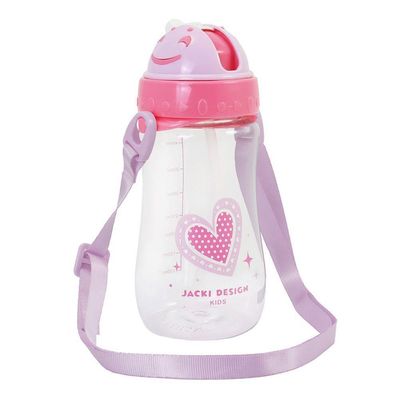 Kit Lancheira Térmica, Pote Marmita 400ml E Garrafa 460ml Infantil Piccolino Pink
