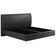 Cama King Baú Flutuante Com Cabeceira 195cm Spazio S04 Couríssimo Preto - Lyam Decor