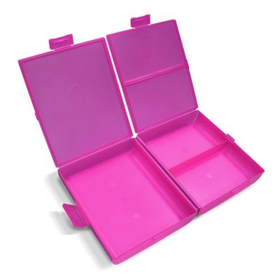 Lancheira Escolar Infantil Patati Patata Marmita 3 Divisorias Meninas Pote Duplo Passeio Com Trava Rosa