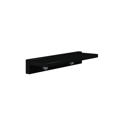 Prateleira Porta Shampoo Slim 40cm Preto Fosco