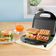 Grill E Sanduicheira Britânia Crome Inox - Preto 110V