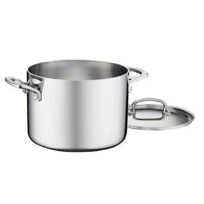 PANELA CUISINART FRENCH CLASSIC EM AÇO INOX 6L COM TAMPA FCT66-22