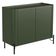 Aparador Buffet Para Sala de Jantar 2 Portas Pés Industrial Preto Naim I03 Musgo - Lyam Decor