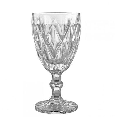 Jogo de 12 Taças para Agua Clear Vitral Verre - Mimo Style