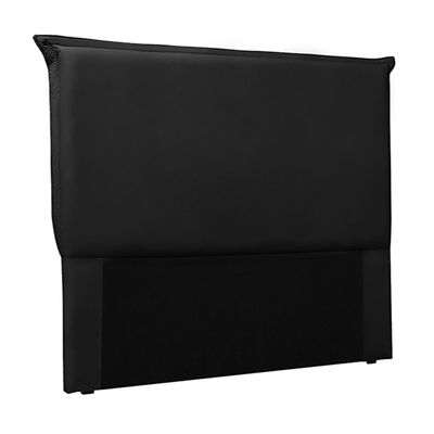 Cabeceira Decorativa Queen Size 1,60M Trento PU Preto - Gran Belo