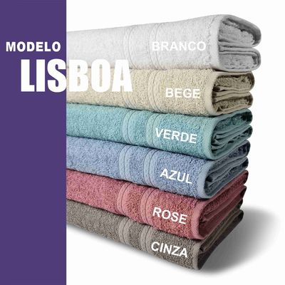 8 Toalhas Grande Super Felpudas e Grossa 80x150 Branco