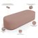 Kit 02 Puffs Decorativos Orgânicos Para Living Quarto 160cm Doha W01 Linho Rosê - Lyam Decor