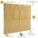 Cabeceira Cama Box Casal  Casal 140 cm Aurora W01 Couríssimo Fendi - Lyam Decor