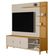 Estante Painel Para TV 70 Pol Pés Retrô 200cm Homero L05 Tauari Off White Fosco - Lyam Decor