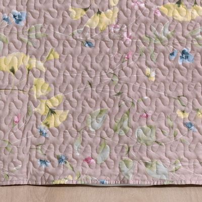 Colcha Estampada Dupla Face Bouti King 03 Peças - Lavanda