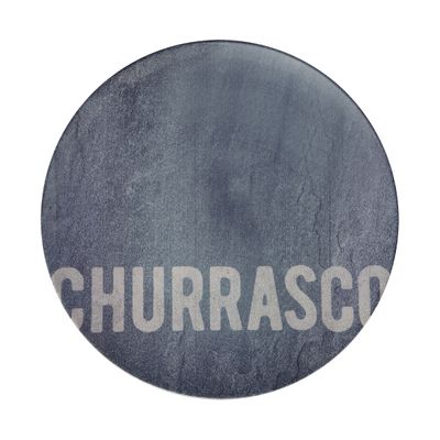 Jogo de Pratos Porcelana Churrasco Stone 28cm 6 Peças - Tramontina 96950/276