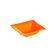Saladeira Moove Quadrada 800ml Laranja em Polipropileno