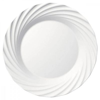 Conjunto 6 Pratos Duralex Jasmim Raso Almoço 26cm - Nadir