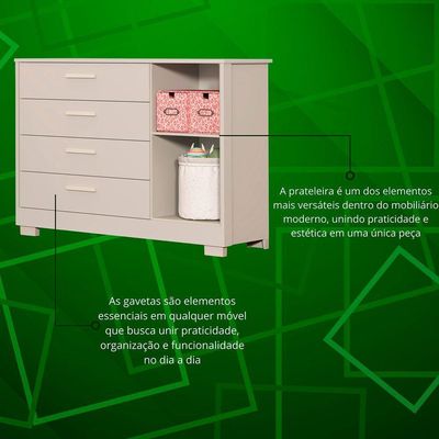 Jogo De Quarto Para Bebe Evolution Zaki Areia - Moveisaqui