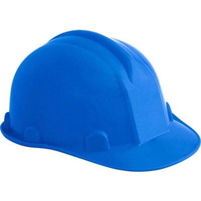 Capacete Com Aba Frontal E Carneira Azul - Vonder