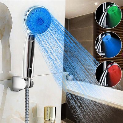 Ducha Chuveiro Led Cromoterapia Sensor De Temperaturamulti Cores Rgb Para Banheiro Banho Relaxante