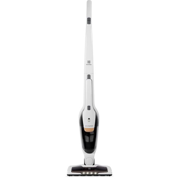 Aspirador de Pó Vertical Sem Fio Electrolux Ergorapido 2 em 1 Luz LED até 35 min Branco (ERG25B) Bivolt