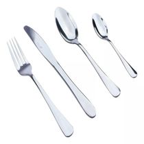 Kit Faqueiro Maleta Premium 24 Peças Conjunto Talheres Inox Estojo Madeira Completo Luxo