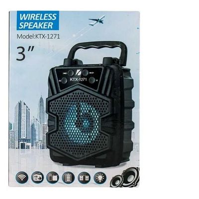 Caixa De Som Radio Mini Portátil Bluetooth Usb