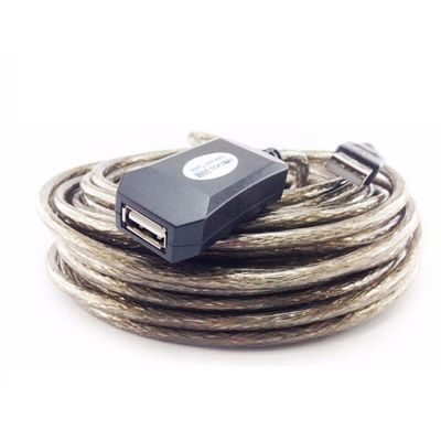 Cabo Extensor Usb Macho x Fêmea Amplificado Ativo - 10 Metros