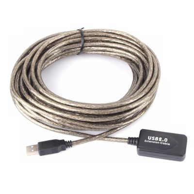 Cabo Extensor Usb Macho x Fêmea Amplificado Ativo - 10 Metros