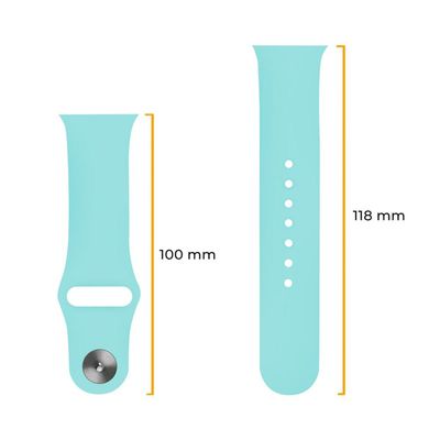 Pulseira para Apple Watch 42 / 44 / 45MM Ultra Fit - Verde Agua - Gshield
