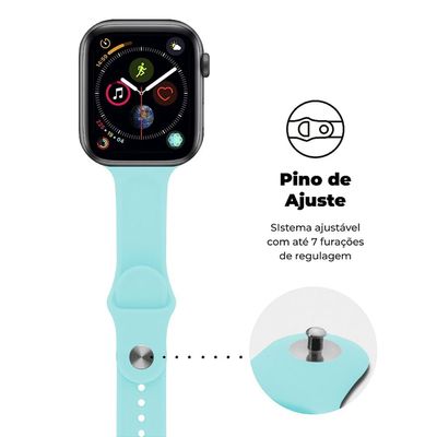 Pulseira para Apple Watch 42 / 44 / 45MM Ultra Fit - Verde Agua - Gshield