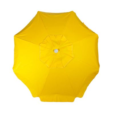 Guarda-Sol 1,60m em Bagum e Alumínio Amarelo Bel 1,60m