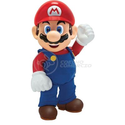 Bonecos Action Figure Super Marios 23Cm - Nintendo Vermelho