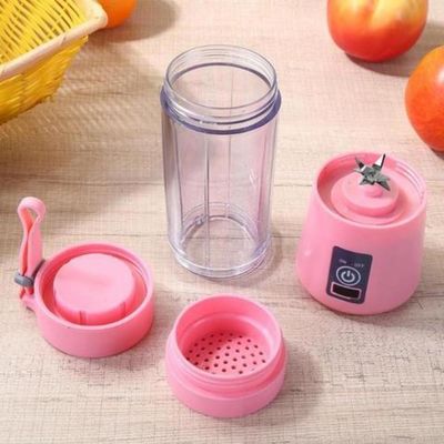 Mini Liquidificador Portátil Usb Recarregável Mixer (Rosa)
