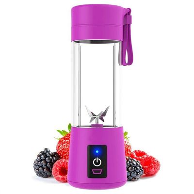 Mini Liquidificador Portátil Coqueteleira Recarregável Roxo