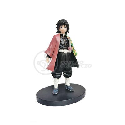 Action Figure Kimetsu No Yaiba Boneco Tomioka Giyu Pilar Da Agua Demon Slayer 14cm