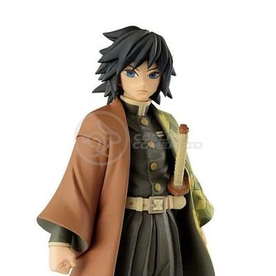 Action Figure Kimetsu No Yaiba Boneco Tomioka Giyu Pilar Da Agua Demon Slayer 14cm
